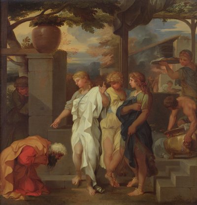 Abramo e i Tre Angeli da Sébastien Bourdon